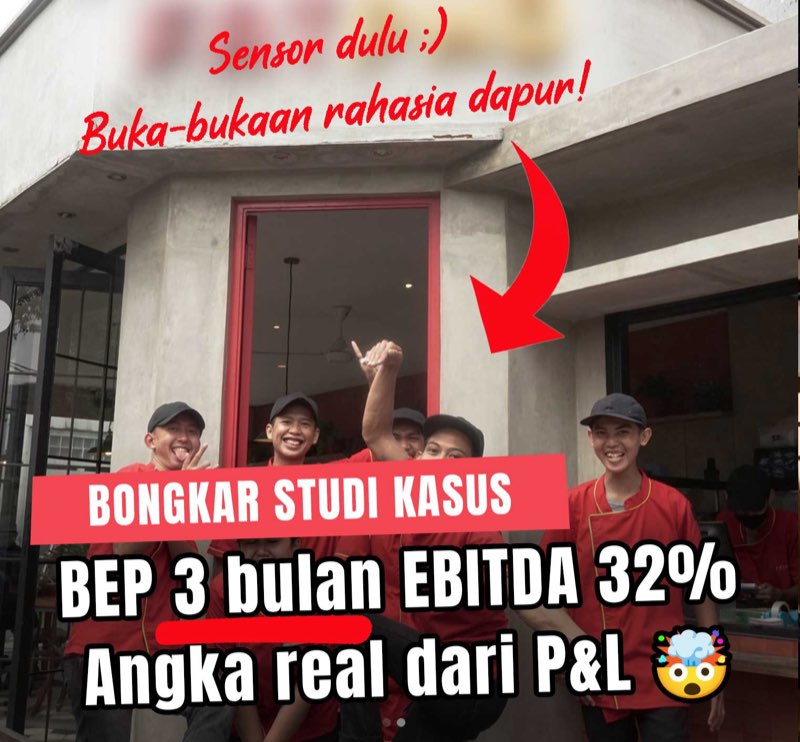 Studi Kasus — BEP 3 Bulan, EBITDA 32%